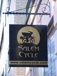 Salem bicycle shop sign