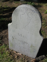 tombstone 1790 funeral urn design